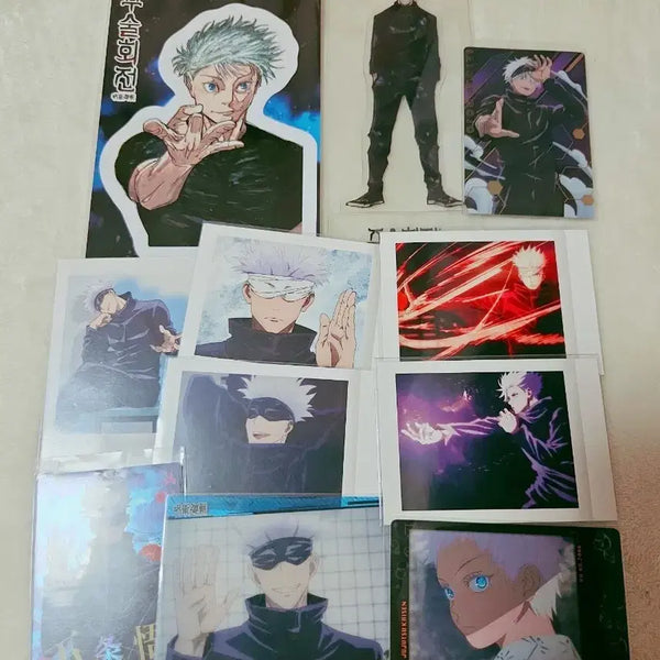 [BUNJANG] Jujutsu Kaisen Satoru Gojo Merchandise Set (Murasaki Pasha, Rare, Original Art) / 주술회전 고죠 사토루 굿즈 세트(무라사키 파샤, 레어, 원화)