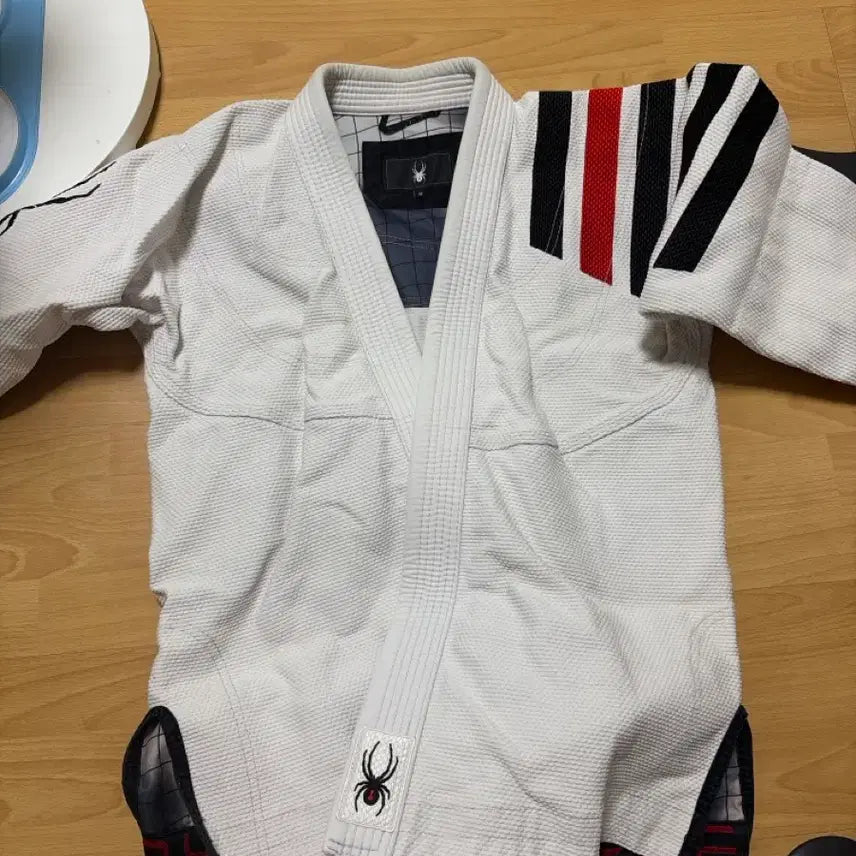 [BUNJANG] LAPSAD3 Jiu-Jitsu Dobok A1 Black/Red/White / 라드패드3 도복 a1