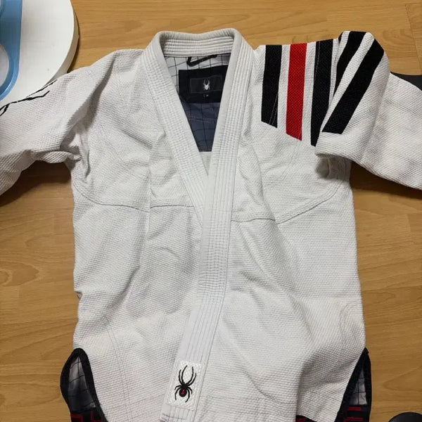 [BUNJANG] LAPSAD3 Jiu-Jitsu Dobok A1 Black/Red/White / 라드패드3 도복 a1