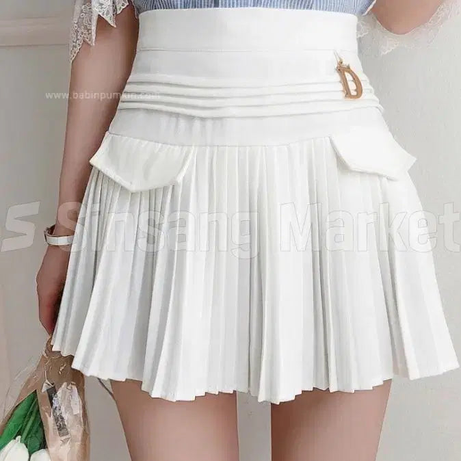 [BUNJANG] Chic Mini Skirt Shorts - Black / [빠른발송] 디0치마바지 검정 스커트 미니 니오더 섹시 속바지