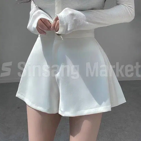 [BUNJANG] Women's Sexy Mini Shorts - Black/Ivory / [빠른발송] 질0더반바지 검정 반바지 섹시 미니 아이 따로제작도가능
