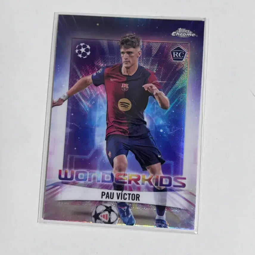[BUNJANG] FC Barcelona Viktor Lykki Football Card / 바르셀로나 파우 빅토르 루키 축구 카드