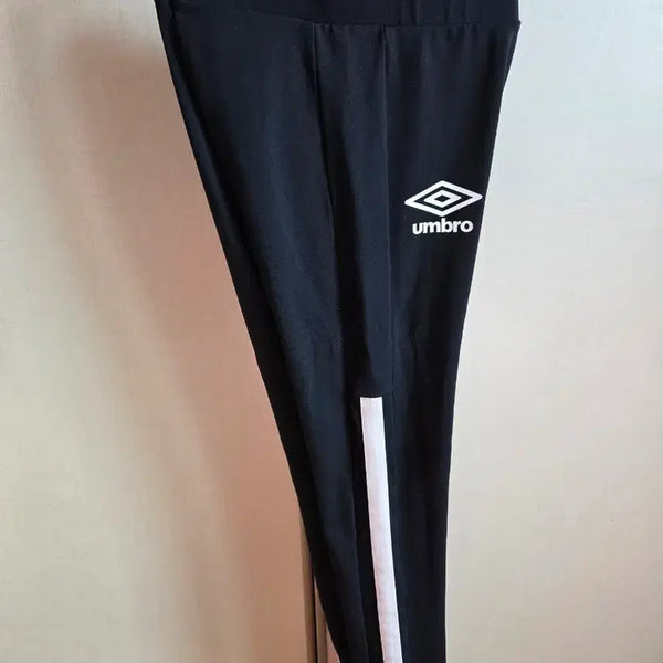 [BUNJANG] Umbro Training Pants Black White Stripe / 엄브로 트레이닝 바지 블랙 화이트 줄지