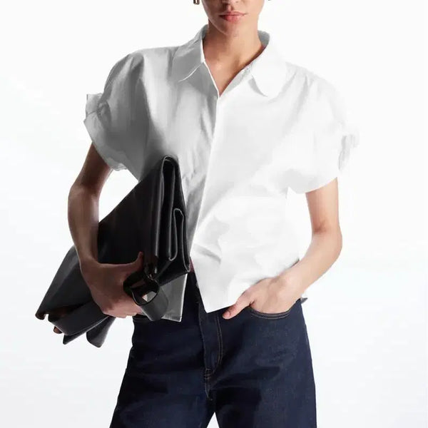 [BUNJANG] COS Smoking Short Sleeve Shirt / cos 스모킹 쇼트 슬리브 셔츠