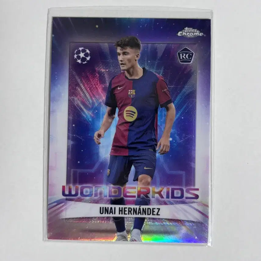 [BUNJANG] Unai Hernández Rookie Soccer Card - FC Barcelona / 바르셀로나 우나이 에르난데스 루키 축구 카드