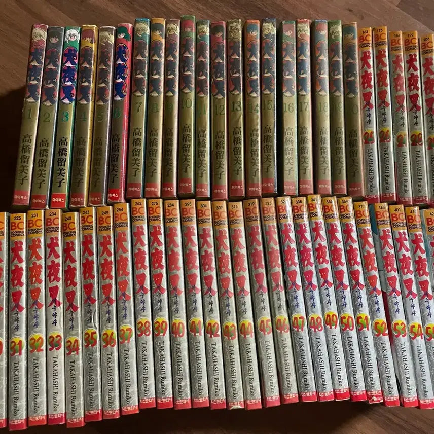 [BUNJANG] Inuyasha Manga Set Volumes 1-56 (Hi Books Edition) / 이누야샤 견야차 1-56 만화책 하이북스 판
