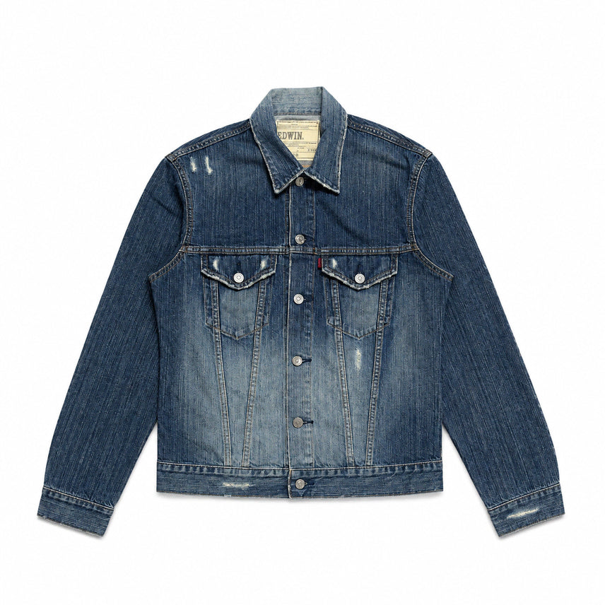 [BUNJANG] Edwin 503R Vintage Denim Trucker Jacket / JPN 00s 일본빈티지 워크웨어 아메카지 에드윈 503R 트러커자켓