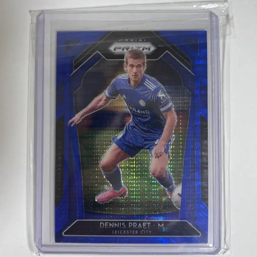 [BUNJANG] Leicester City Prism Dennis Praet Limited Edition Soccer Card #195 / 레스터 시티 프리즘 데니스 프렛 195한정 축구 카드