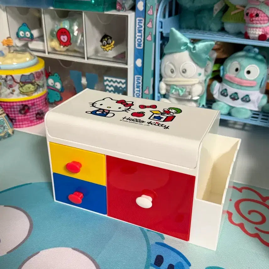 [BUNJANG] Hello Kitty 3-Tier Drawer Organizer / 헬로키티 서랍정리함