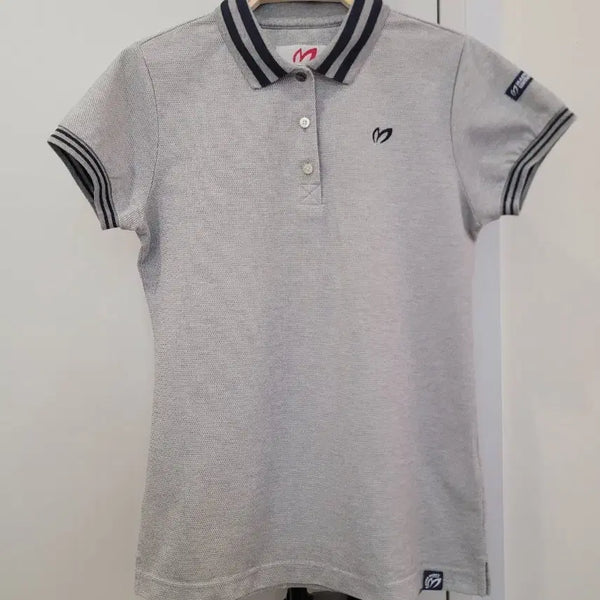 [BUNJANG] Master Bunny Edition Women's Golf Short-Sleeve Polo Shirt Grey Size 0 / 마스터바니 에디션 여성 골프 반팔 카라티 그레이 0사이즈 44~55