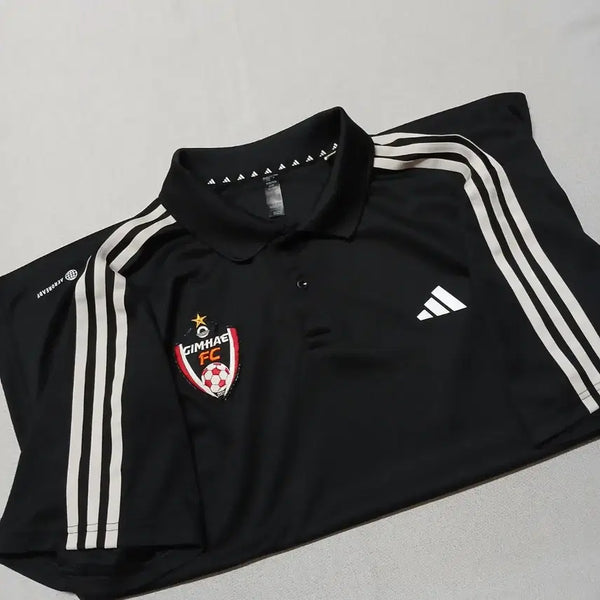 [BUNJANG] Gimhae FC Adidas Collar Short Sleeve Jersey Football K League Uniform / 김해FC 아디다스 카라 반팔 져지 축구 k리그 유니폼