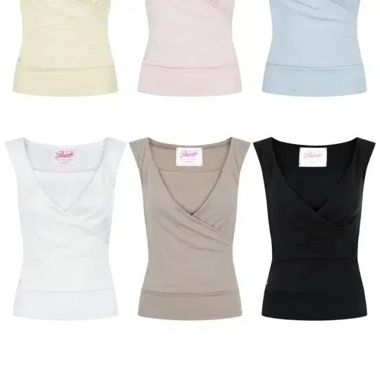 [BUNJANG] Faeleid Basic Drape Sleeveless White / 페일제이드 베이직 드레이프 슬리브리스 화이트