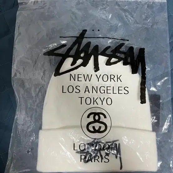 [BUNJANG] Stussy Beanie White / 스투시 비니 화이트
