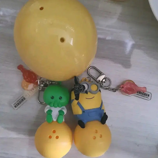 [BUNJANG] BHC Minions James Gummy Keyring / (택포)bhc 미니언즈 키링 제임스 구미