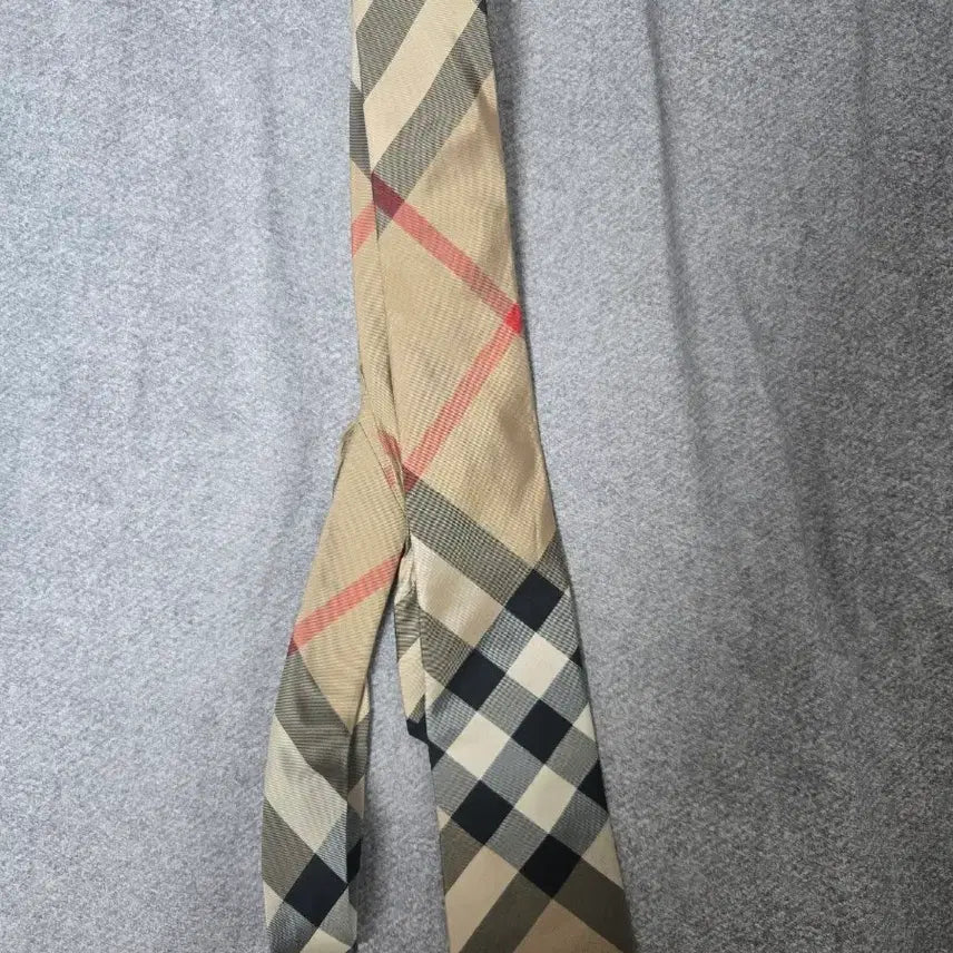 [BUNJANG] Burberry Check Pattern Silk Tie / 버버리 넥타이(정품)