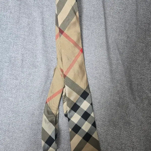 [BUNJANG] Burberry Check Pattern Silk Tie / 버버리 넥타이(정품)