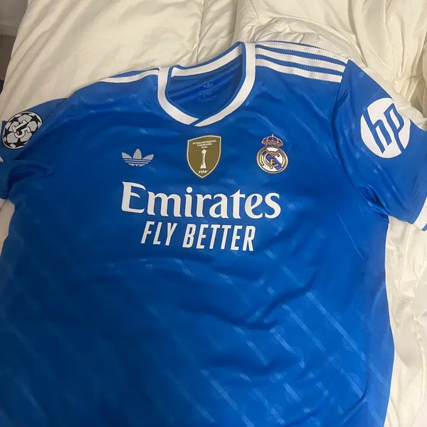 [BUNJANG] Real Madrid Third Mbappe Signed Jersey KR4XL / 레알마드리드 써드 음바페마킹 유니폼 KR4XL