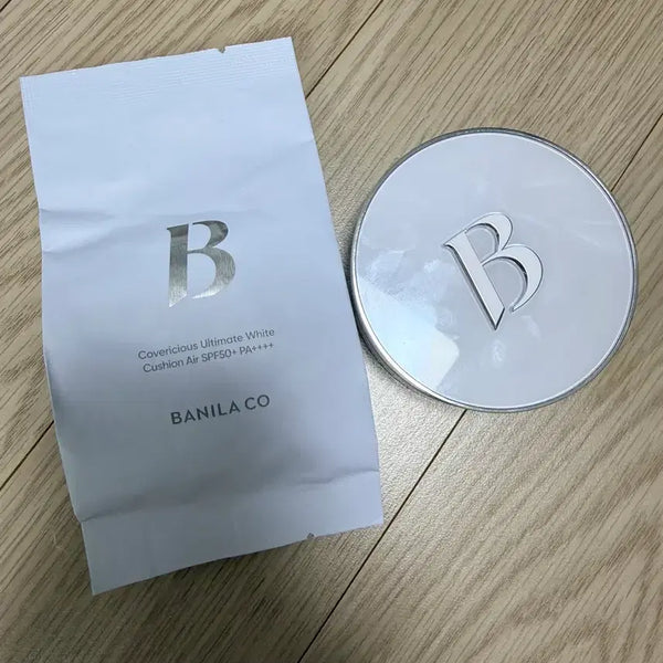 [BUNJANG] BANILA CO Covericious Ultimate White Cushion Air SPF50+ PA+++ #21 Ivory / 바닐라코 커버리셔스 얼티밋 화이트 쿠션 에어 21N아이보리