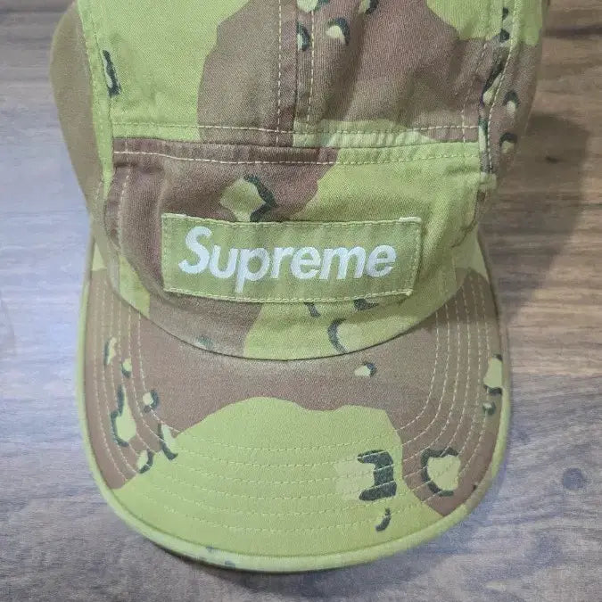 [BUNJANG] Supreme Overdyed Camo Camp Cap Green (21SS) / 슈프림 오버다이드 카모 캠프캡 그린 - 21SS