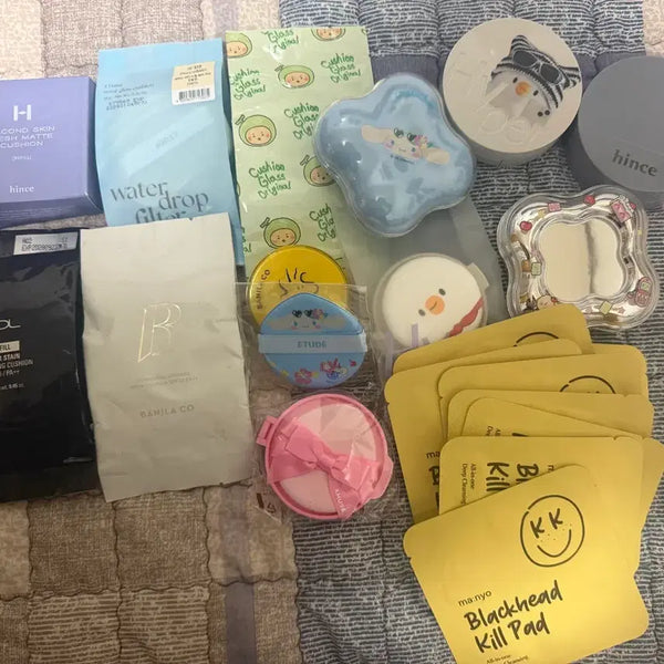 [BUNJANG] Makeup Cushion & Refill Set with Beauty Tools / 메이크업 쿠션& 리필