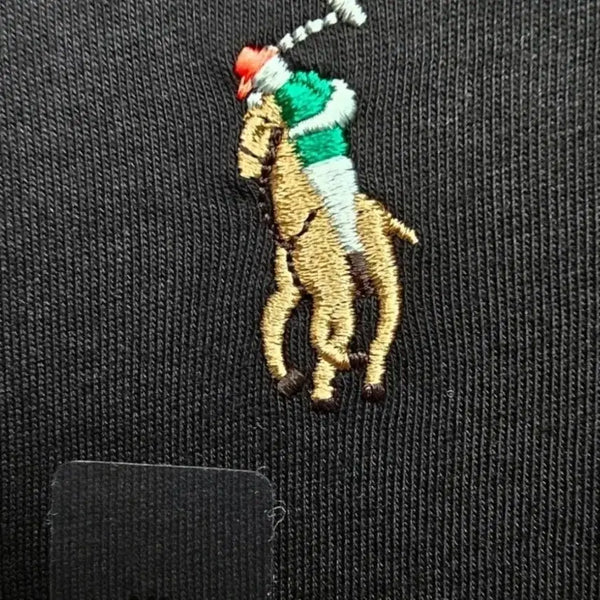 [BUNJANG] Polo Ralph Lauren Embroidered T-Shirt Black XL / 폴로 랄프로렌 자수 반팔티 블랙 XL