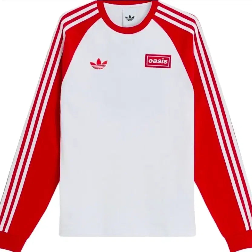 [BUNJANG] Adidas Oasis Long Sleeve Red / [L] 오아시스 아디다스 롱슬리브 레드