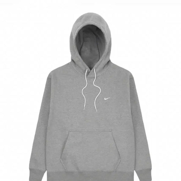 [BUNJANG] Nike NRG Solo Swoosh Fleece Hoodie Dark Grey Heather XXL / [XXL] 나이키 NRG 솔로 스우시 플리스 후드 다크 그레이 헤더