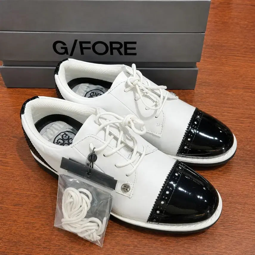 [BUNJANG] G/FORE Captop Gallivanter Golf Shoes White Black / 정품새상품) 지포어 G/FORE 캡토 갤리벤터 골프화 화이트 블랙