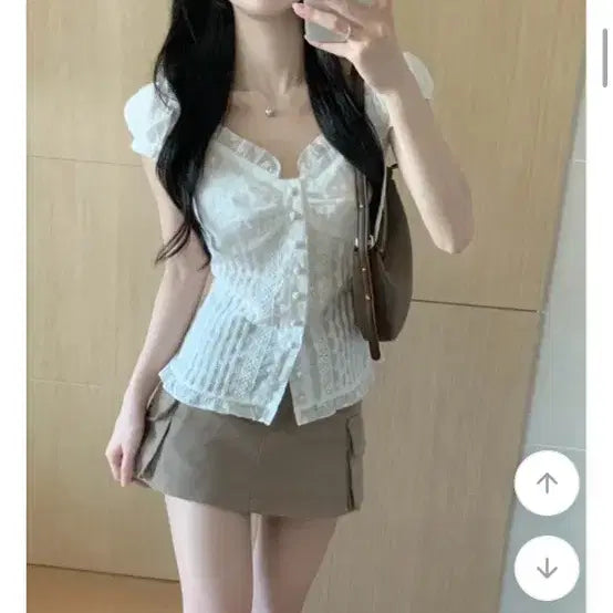 [BUNJANG] White Summer Blouse / 여름 블라우스