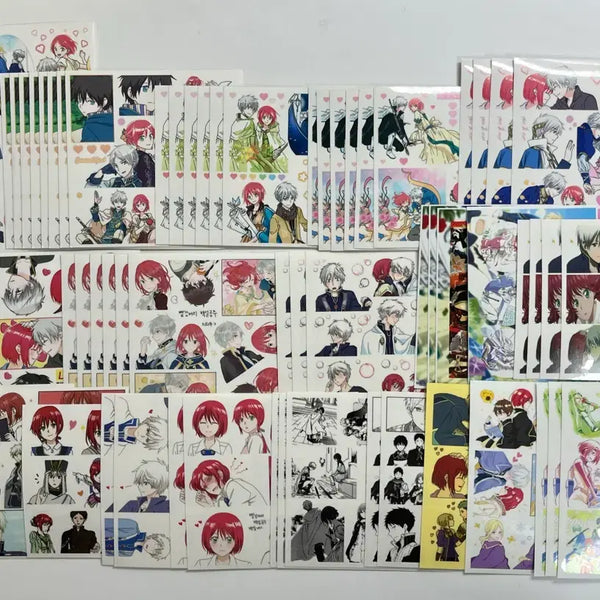 [BUNJANG] Red-Haired Snow White Sticker Bundle Set (110 pcs) / [일괄] 빨강머리 백설공주 인스 믹스 110장