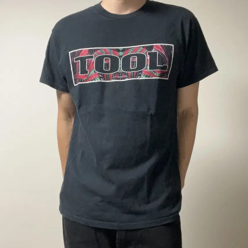 [BUNJANG] Tool Box Logo Band T-Shirt / 툴 박스로고 밴트 티셔츠-c062