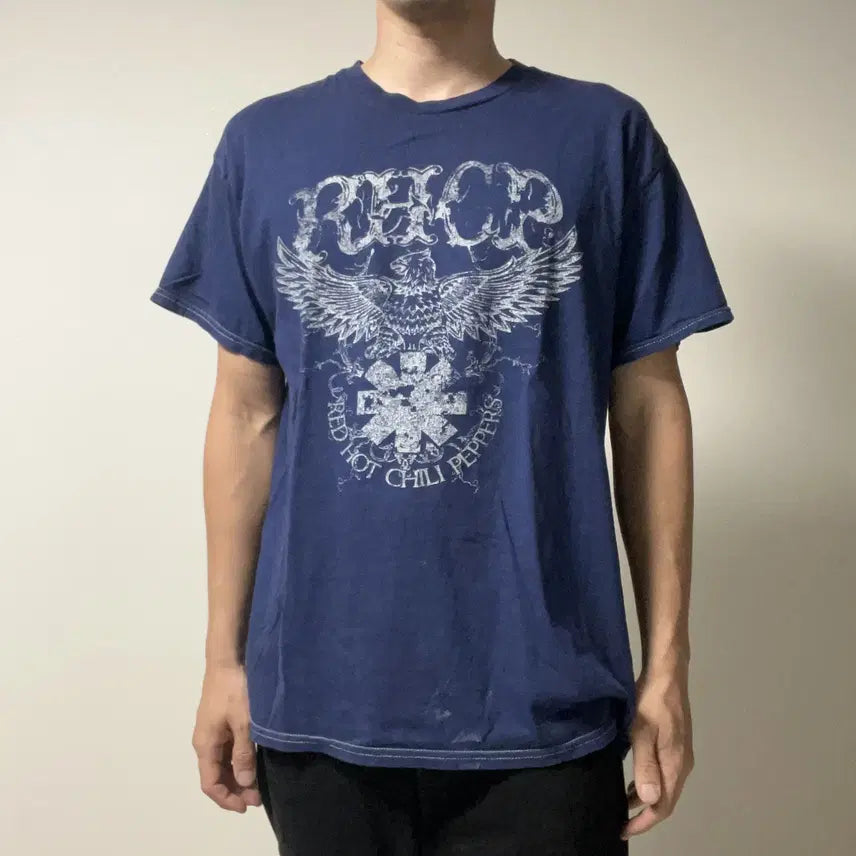 [BUNJANG] Red Hot Chili Peppers Printing T-Shirt / 레드핫칠리페퍼스 프린팅 티셔츠-c002