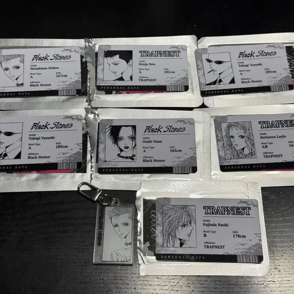 [BUNJANG] NANA Profile Card Keyring Set / 나나 투니크 nana 프로필 카드 키링 렌 나오키 노부 레이나