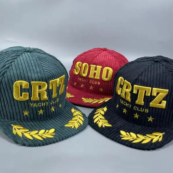[BUNJANG] CRTZ Corduroy Snapback Hat / CRTZ 야구모자 코듀로이