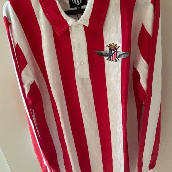[BUNJANG] Atletico Madrid 39-40 Retro Long Sleeve Jersey / (택채)39-40 아틀레티코 마드리드 긴팔 구단레트로 유니폼