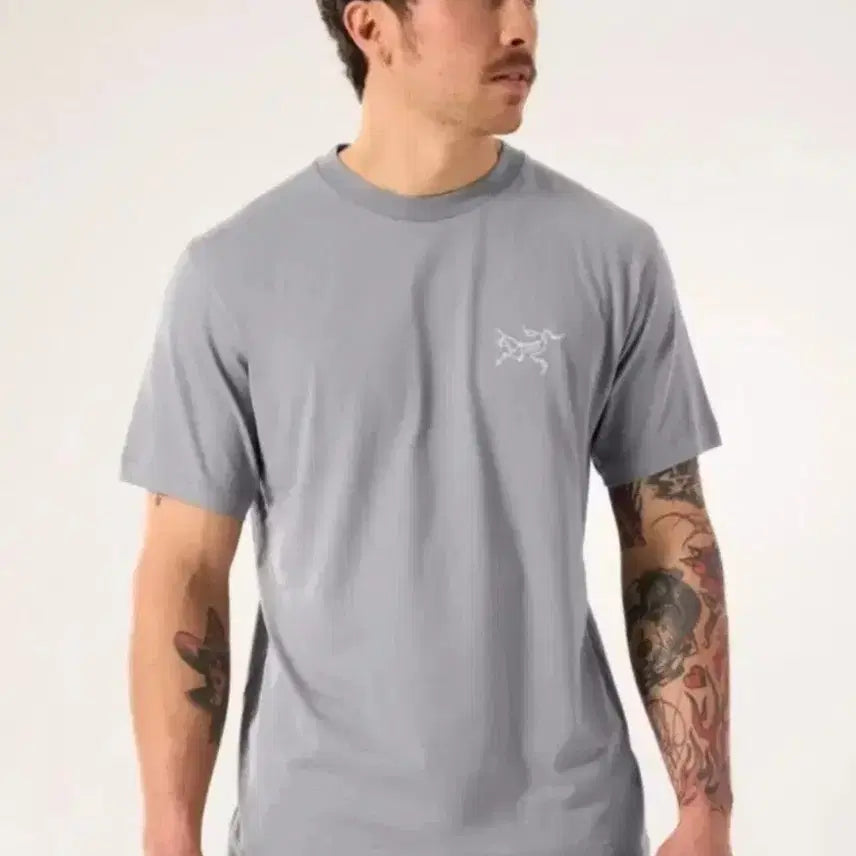 [BUNJANG] Arc'teryx Short Sleeve T-Shirt Grey L / 아크테릭스 반팔 티셔츠 그레이 L