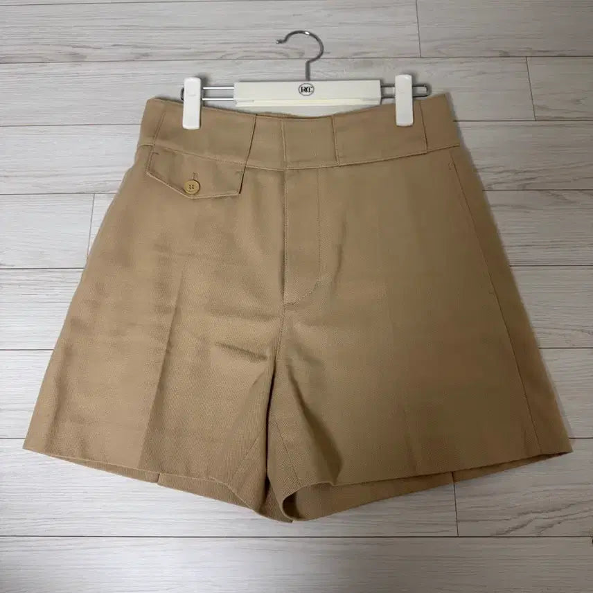 [BUNJANG] RECTO Beige Cotton Shorts Size XS / 렉토 반바지 베이지색상