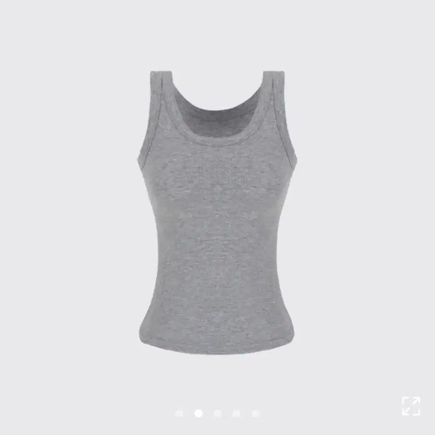 [BUNJANG] Ablley Built-in Bra Cover Camisole Gray / 에이블리 부유방 커버 그레이나시