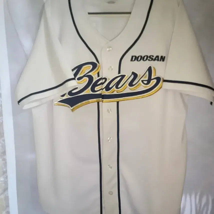 [BUNJANG] Doosan Bears Lee Yoo Chan Signed Special Uniform (Size 105) / 두산베어스 이유찬 마킹 스페셜 유니폼(105)