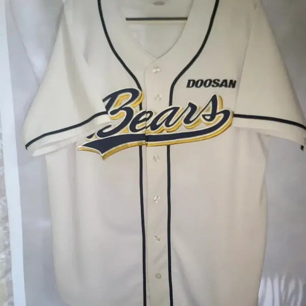 [BUNJANG] Doosan Bears Lee Yoo Chan Signed Special Uniform (Size 105) / 두산베어스 이유찬 마킹 스페셜 유니폼(105)
