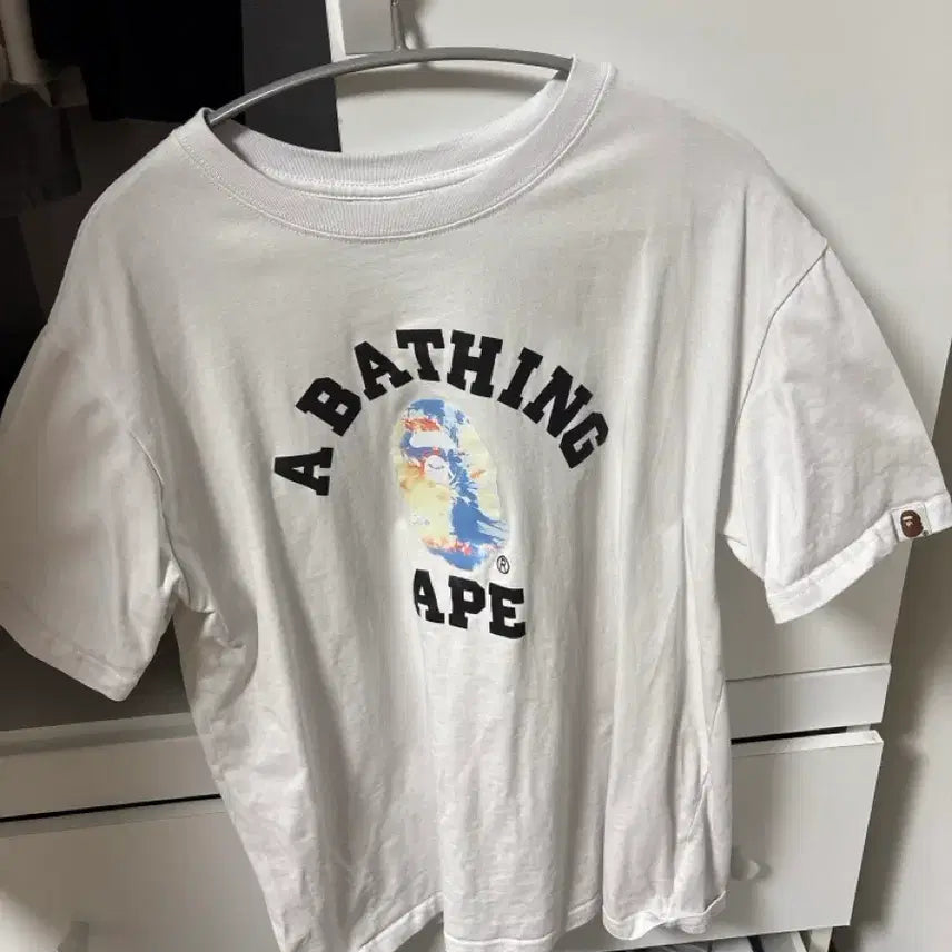 [BUNJANG] BAPE Short Sleeve T-Shirt White / 베이프반팔