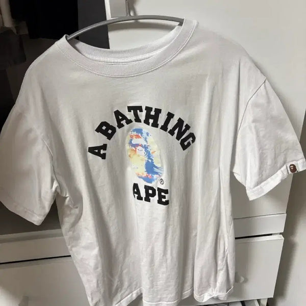 [BUNJANG] BAPE Short Sleeve T-Shirt White / 베이프반팔