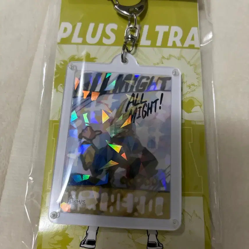 [BUNJANG] My Hero Academia All Might Signed Card Keychain Holder Bakugo Car Key Ring / 히로아카 올마이트 사인 카드 키링 키홀더 바쿠고 차키 키링