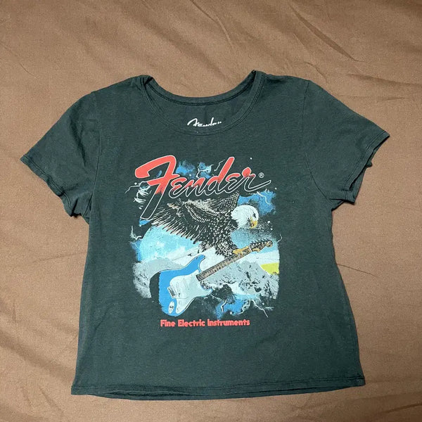 [BUNJANG] Fender American Printing T-Shirt / FENDER 펜터 아메리칸 프린팅티셔츠