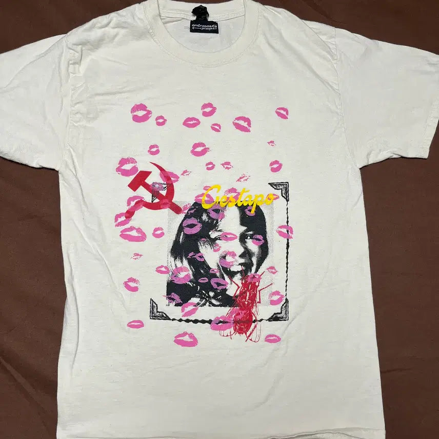 [BUNJANG] Soviet Union Psychedelic Printing T-Shirt / 소비에트 유니언 싸이키델릭 프린팅 티셔츠