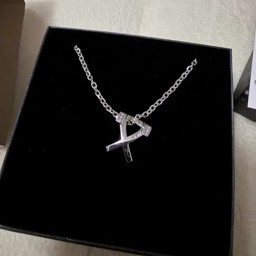 [BUNJANG] My Hero Academia U-Treasure Collaboration Bakugo Silver Necklace / 히로아카 u-treasure 콜라보 바쿠고 목걸이 실버