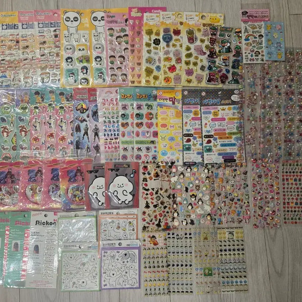 [BUNJANG] Vintage Sticker Bundle (51 pcs) / 이번주반값포함!고전스티커51개 일괄판매합니다~
