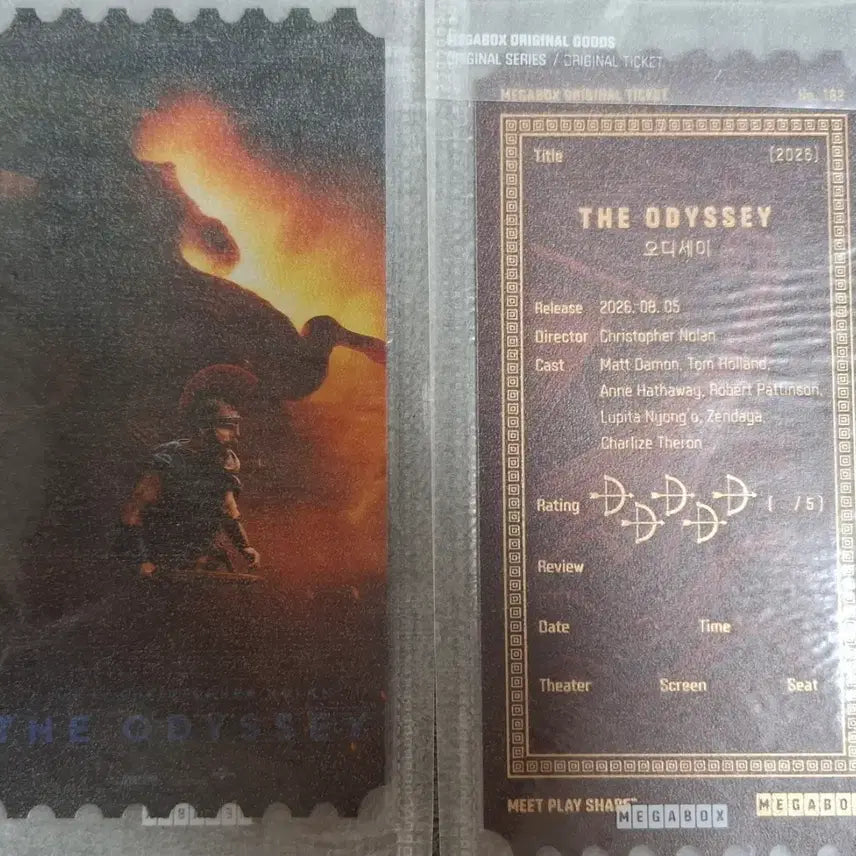 [BUNJANG] The Odyssey Original Ticket / 오디세이 오리지널 티켓 오티