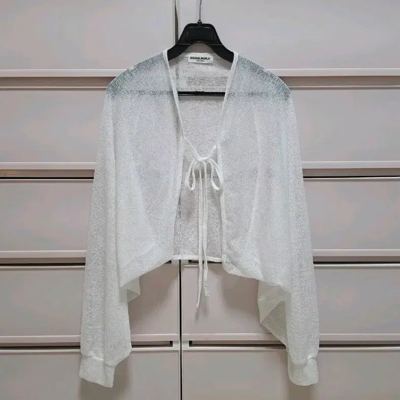 [BUNJANG] Sheer Bolero Cardigan / 볼레로 시스루 가디건 새상품