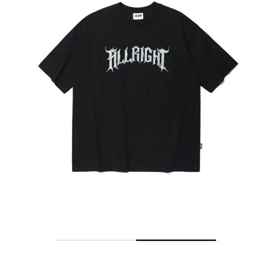 [BUNJANG] Freedom All Night X 3 Oversized T-Shirt Black 2XL / 프리덤 올라잇 X 3 티셔츠 2xl